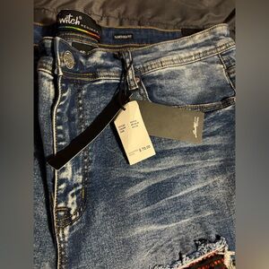 Witchery Men's Slim Straight Jeans in Washed Blue